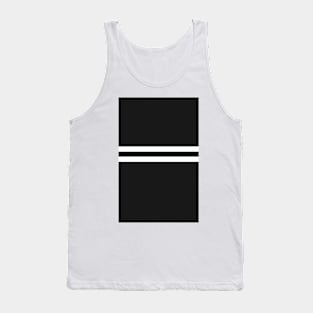 Newcastle Black & White Bars Tank Top